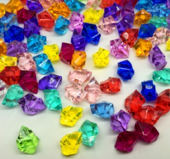 Plastic gems