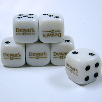 Custom engraved dice