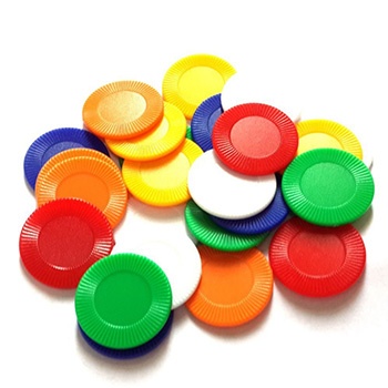 Sunflower plastic tokens